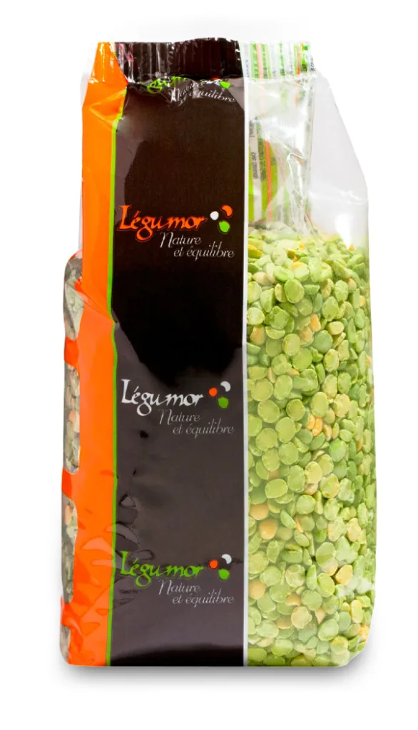 Sachet de pois cassés Légumor nature et équilibre.